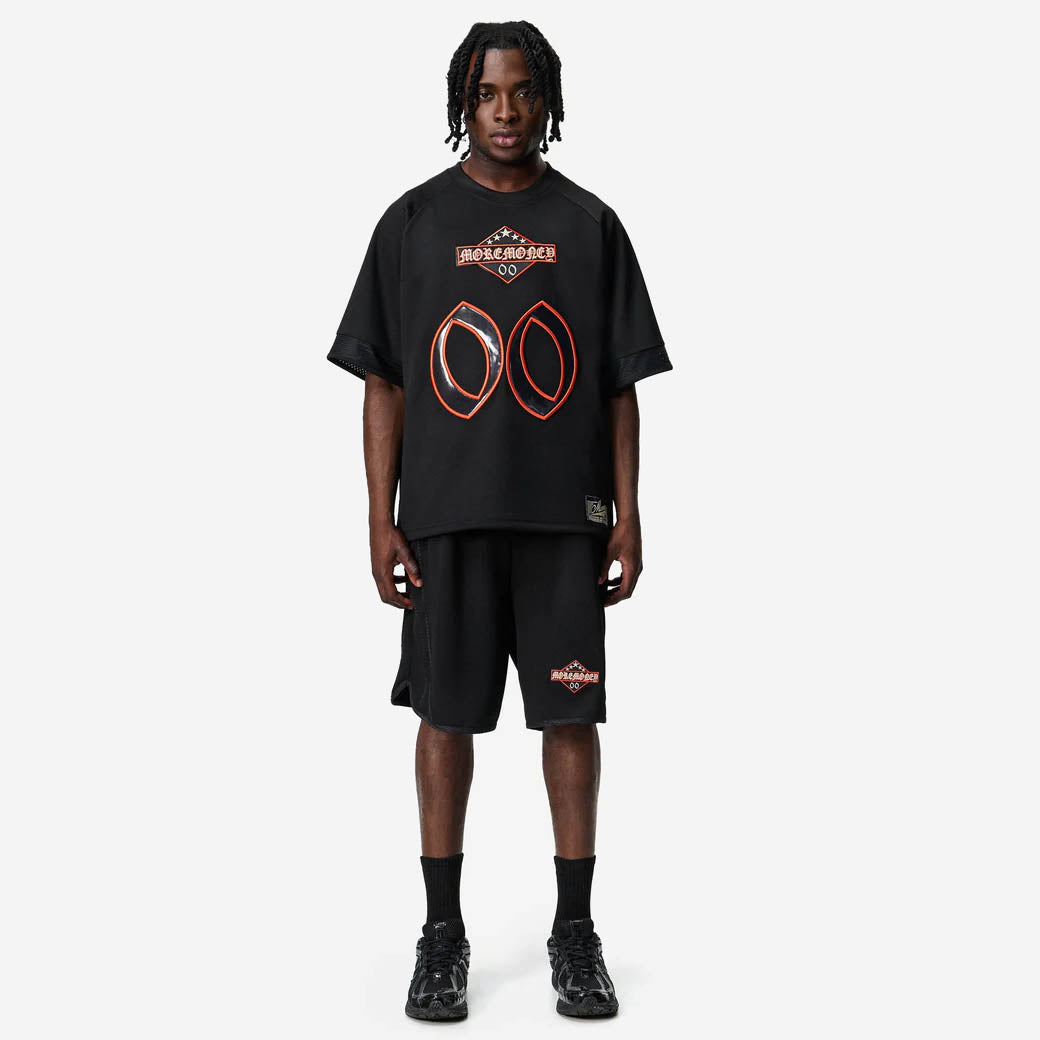 MORE MONEY MESH JERSEY BLACK