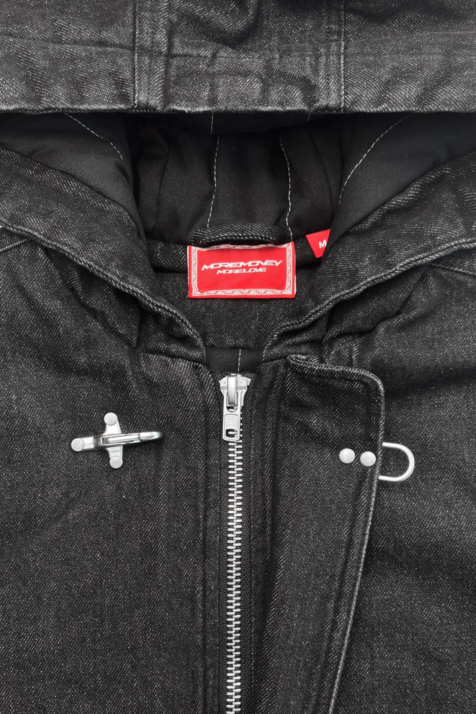 UTILITY DENIM JACKET BLACK IRON