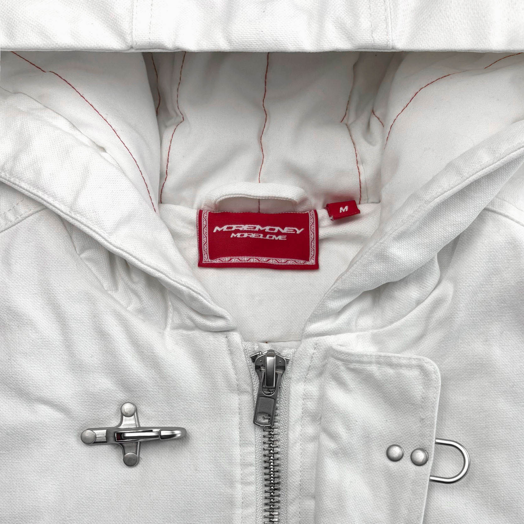 UTILITY CANVAS JACKET WHITE DUST