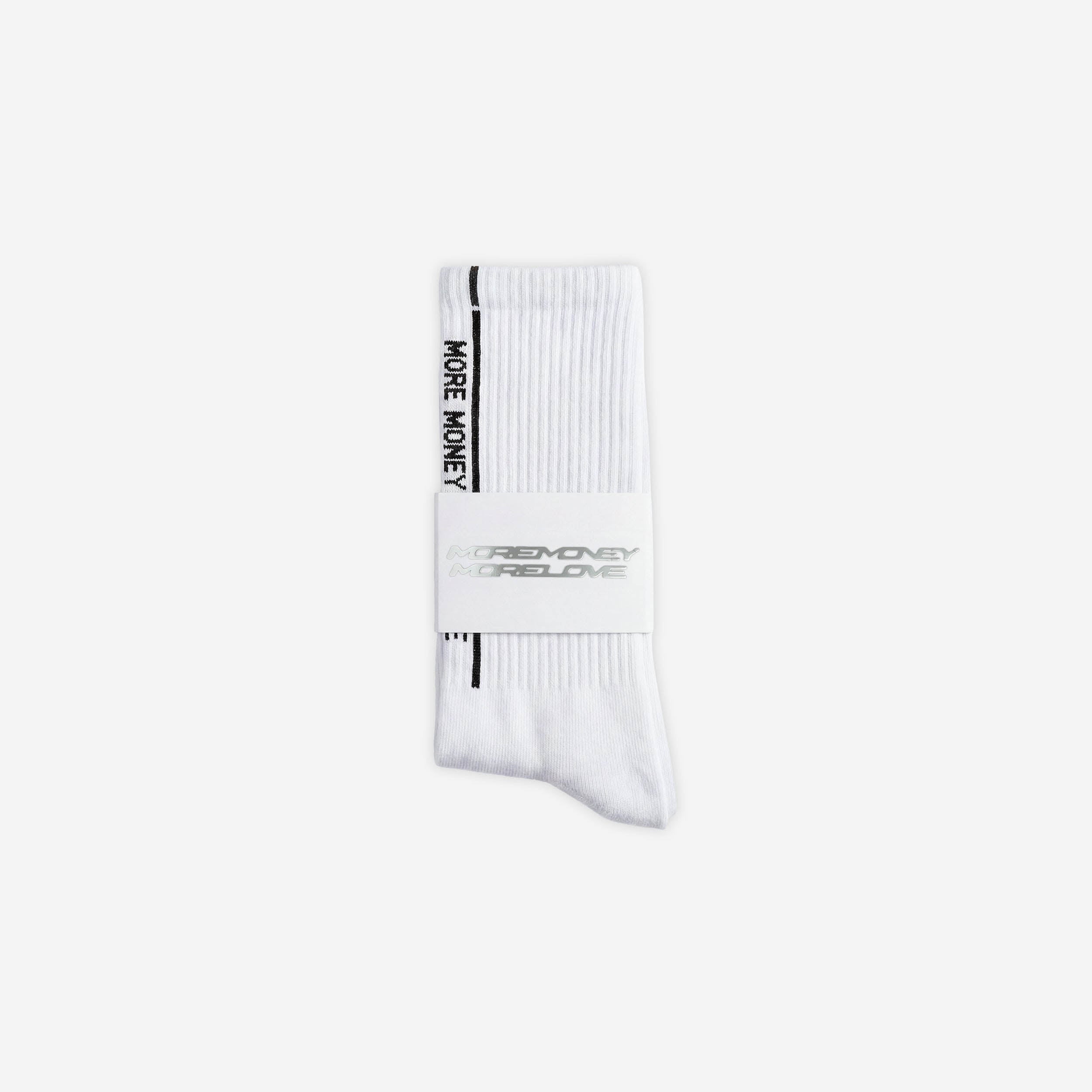 STRIPED SOCKS WHITE (3-PACK)