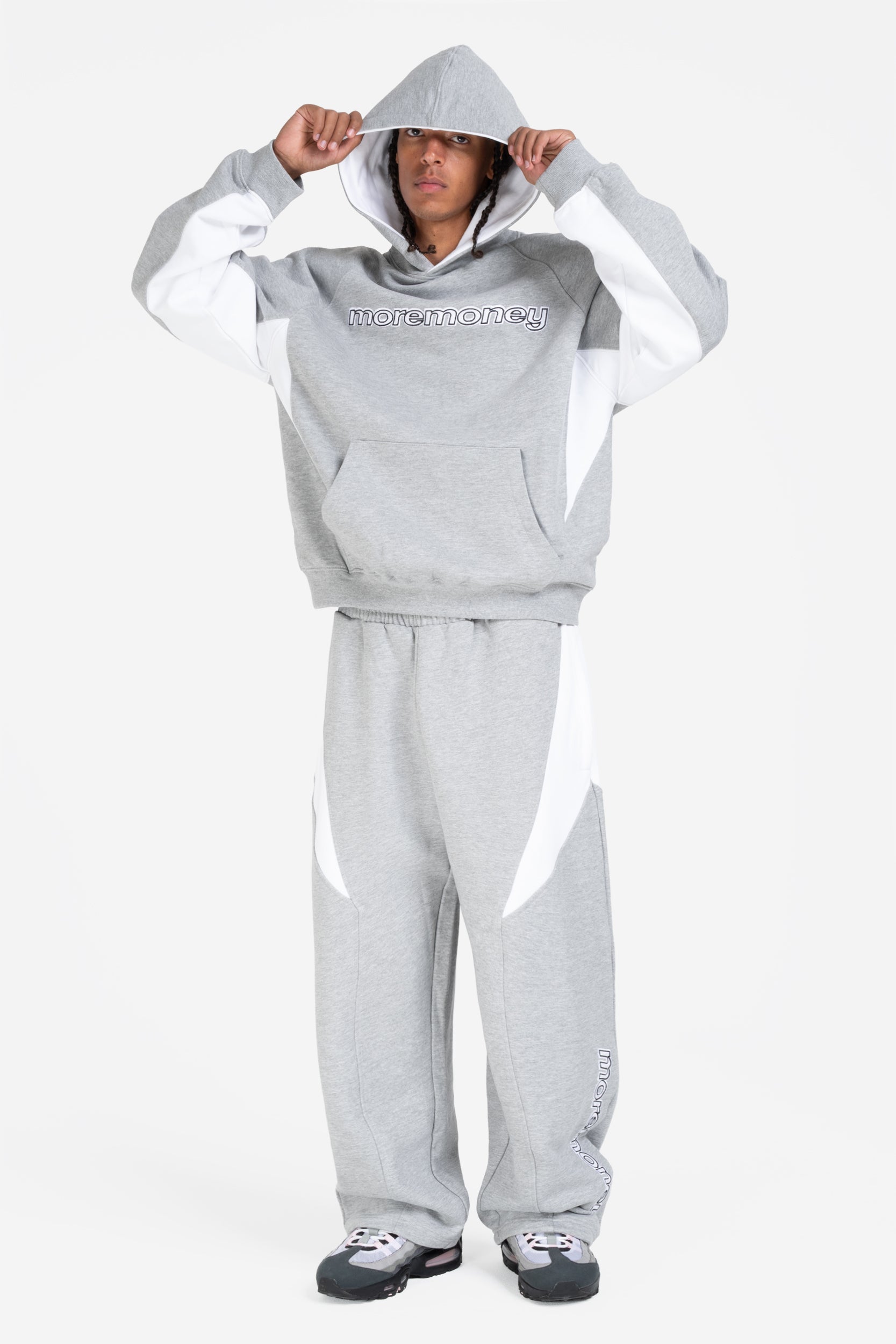 PANEL JOGGER GREY MELANGE