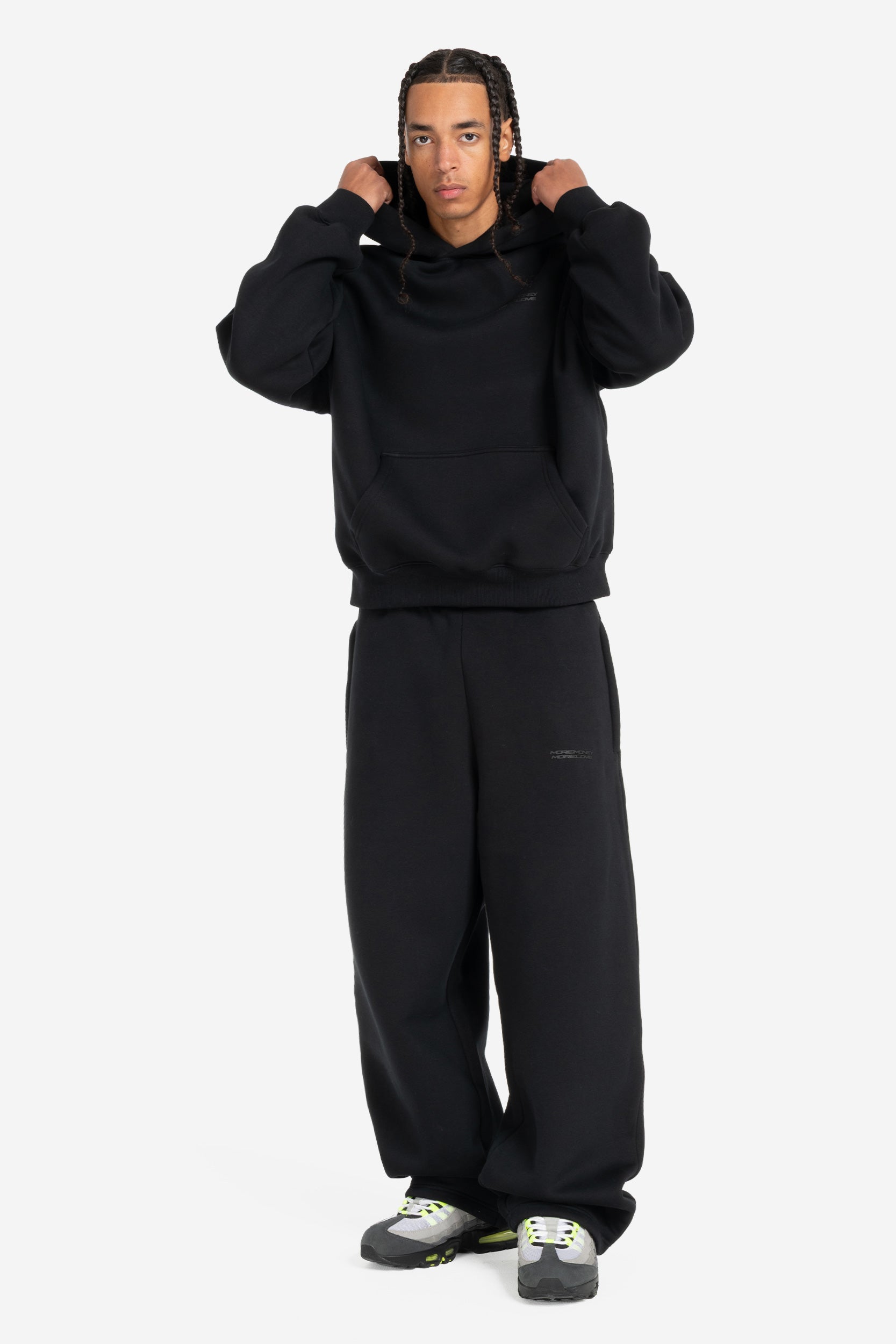 CLOUDS HOODIE BLACK + CLOUDS JOGGER BLACK