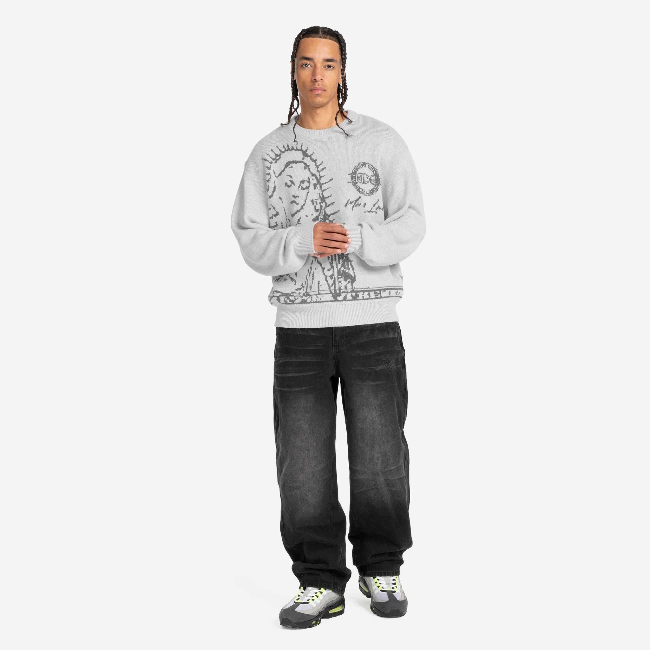 MORE BLESSINGS KNIT GREY