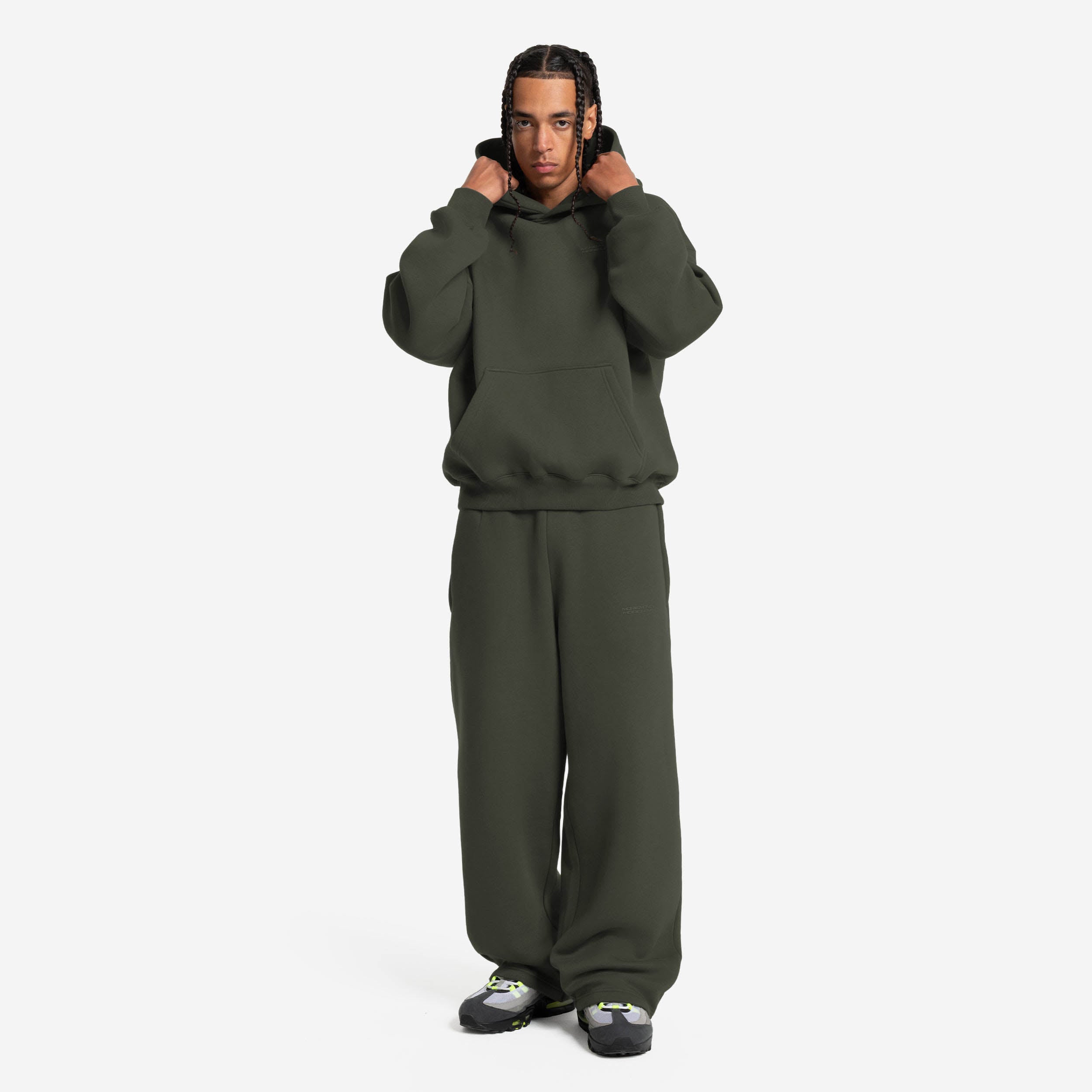 CLOUDS HOODIE OLIVE