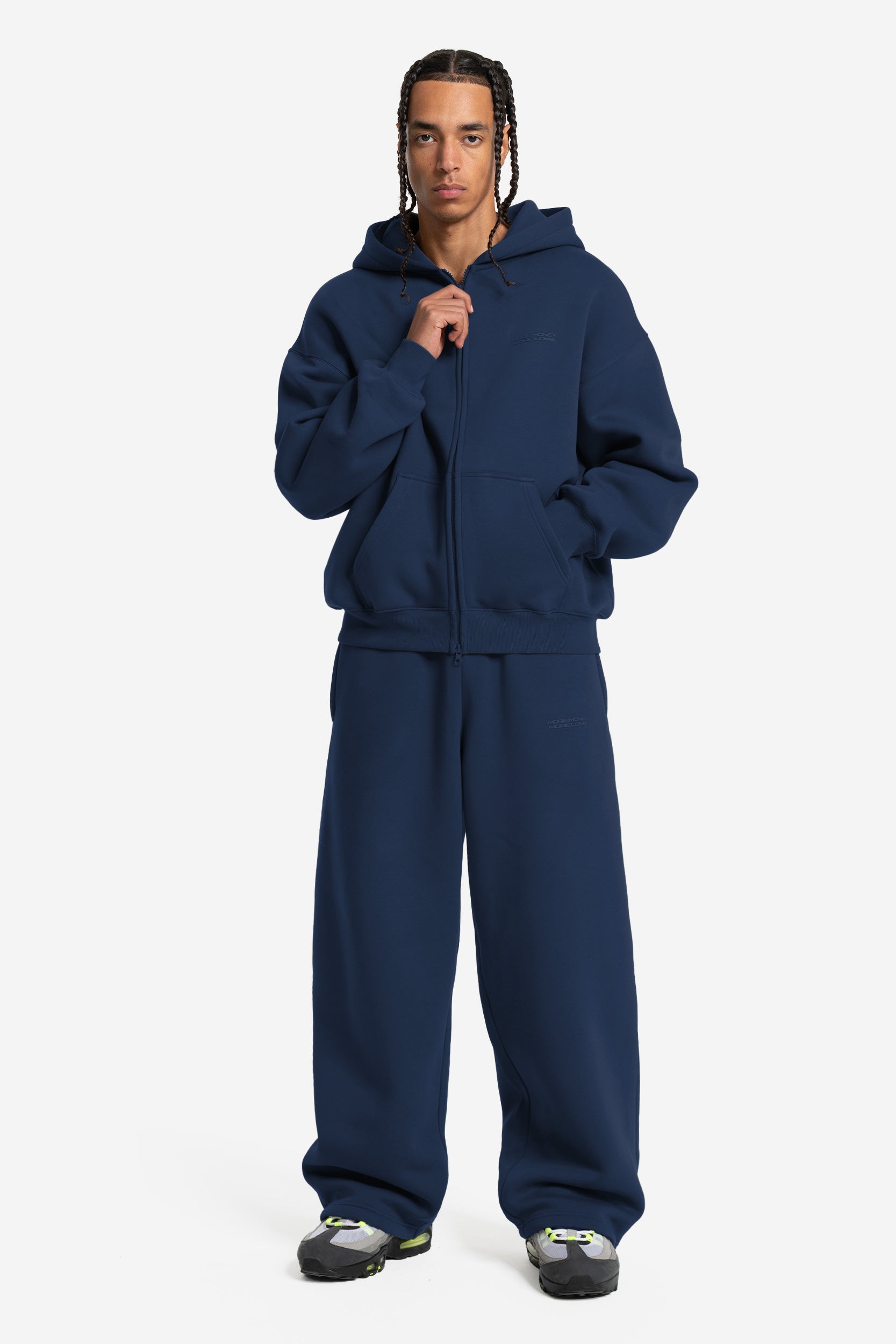 CLOUDS ZIP NAVY + CLOUDS JOGGER NAVY