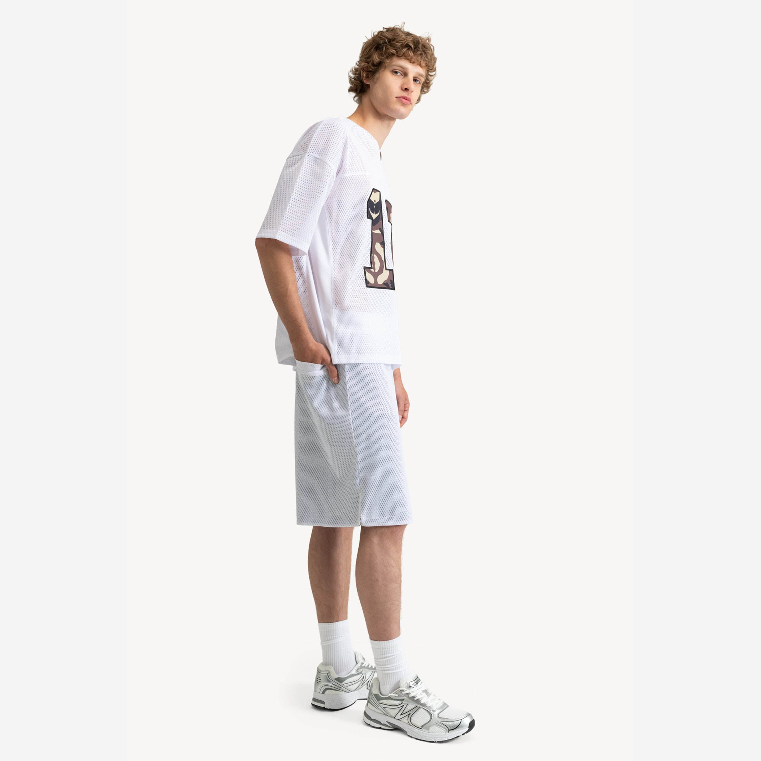 REVERSIBLE TOUCHDOWN MESH SHORTS