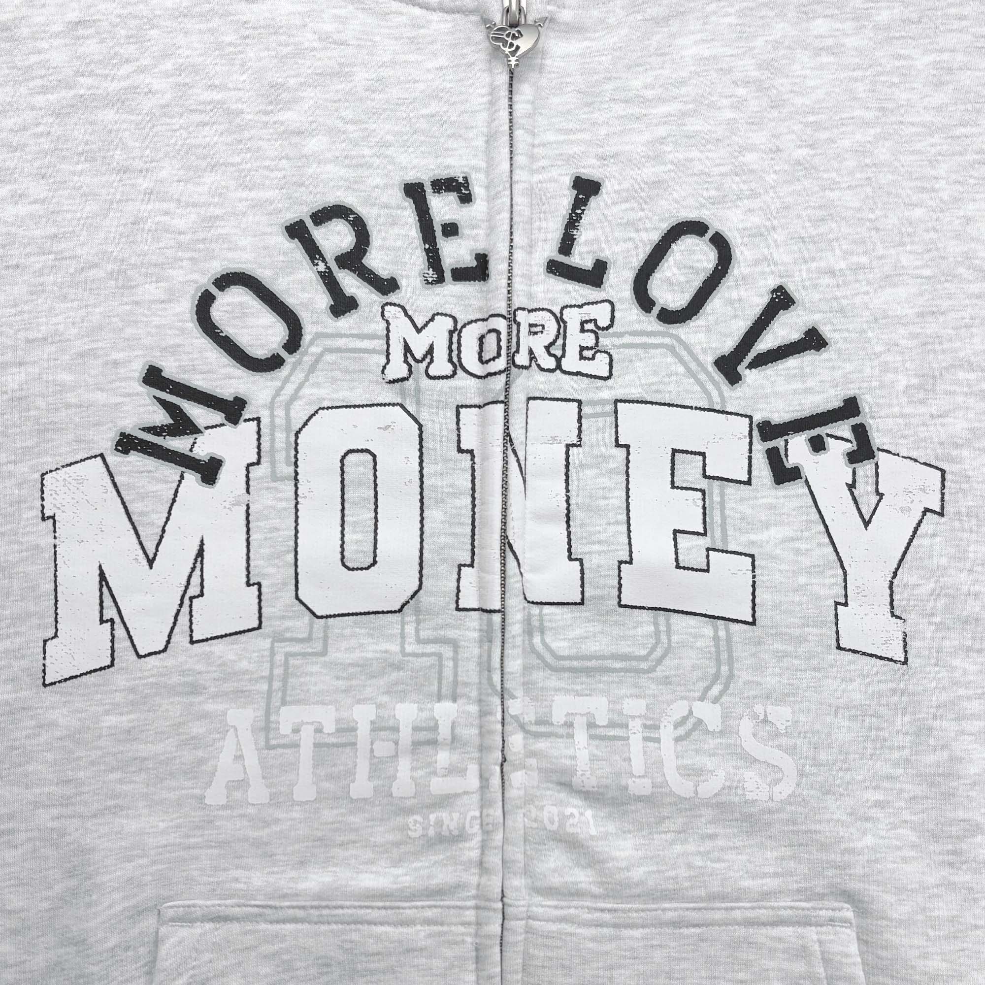 ATHL. HOODIE HEATHER GREY