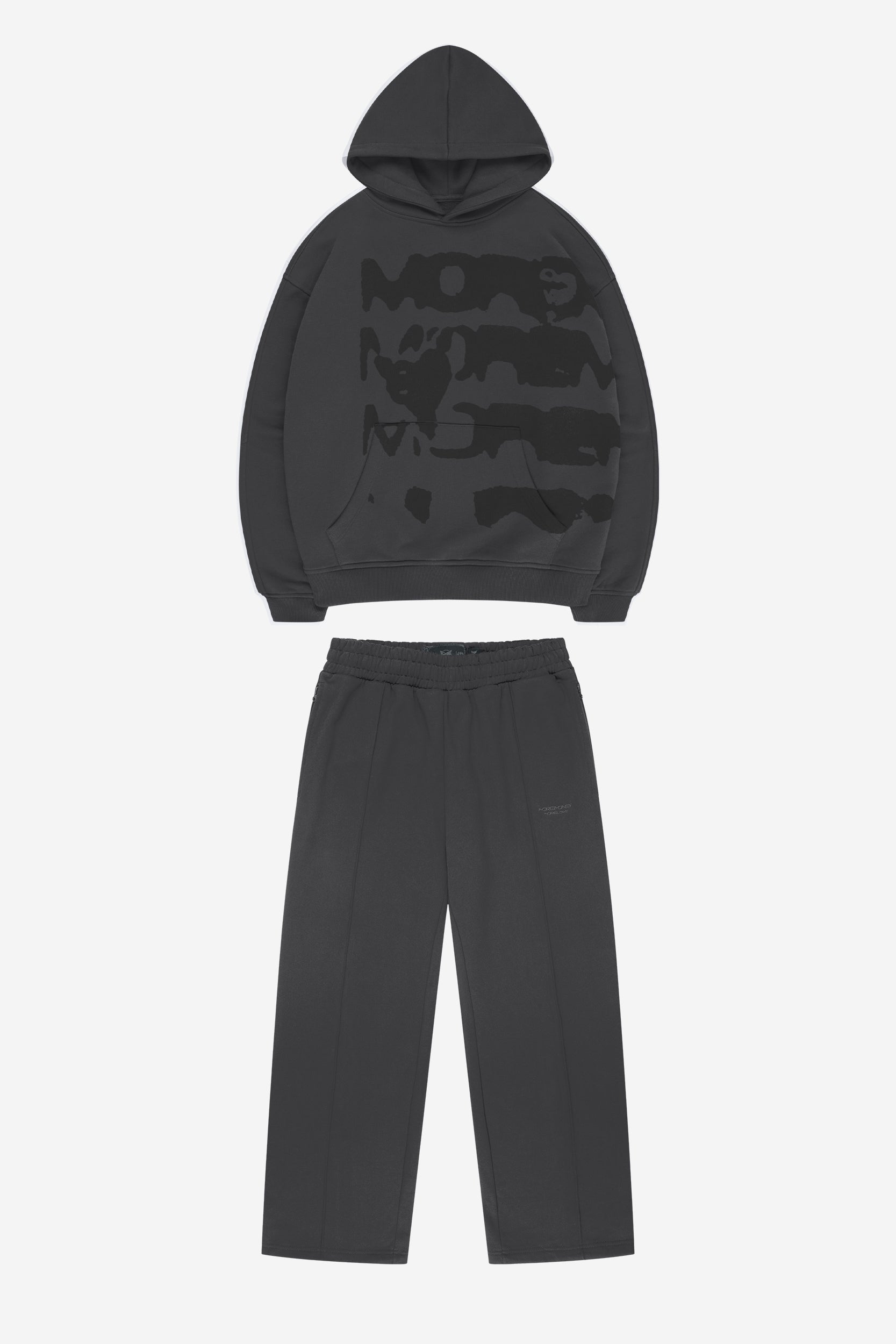 RADIANT CASH HOODIE DARK GREY + BASE JOGGER DARK GREY