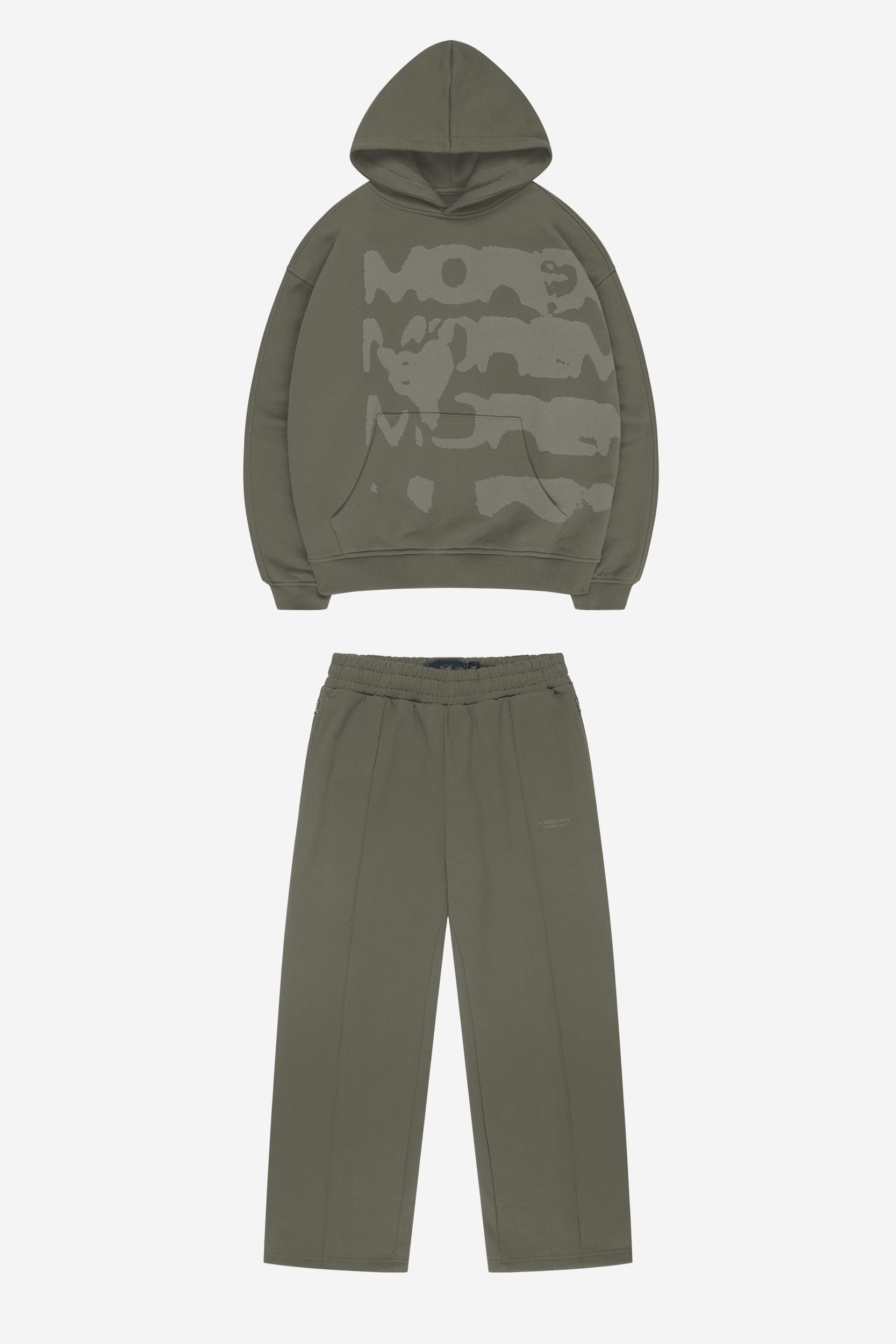RADIANT CASH HOODIE GREEN + BASE JOGGER GREEN