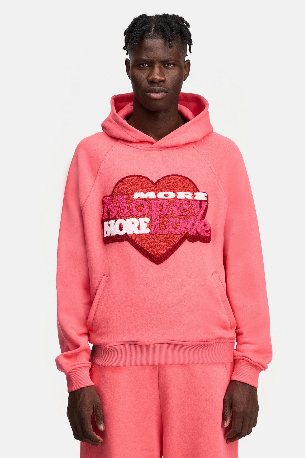 BLAZE HEART HOODIE RED