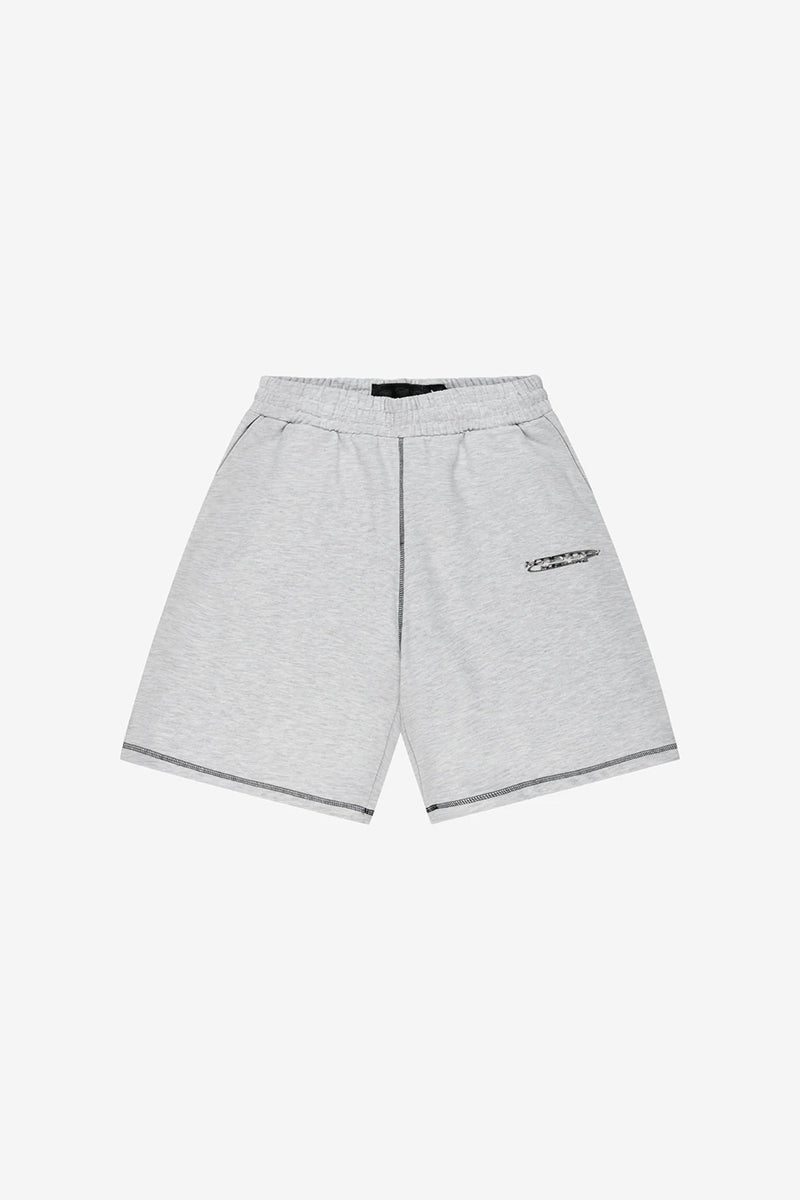 FLATLOCK BASE SHORTS GREY MELANGE