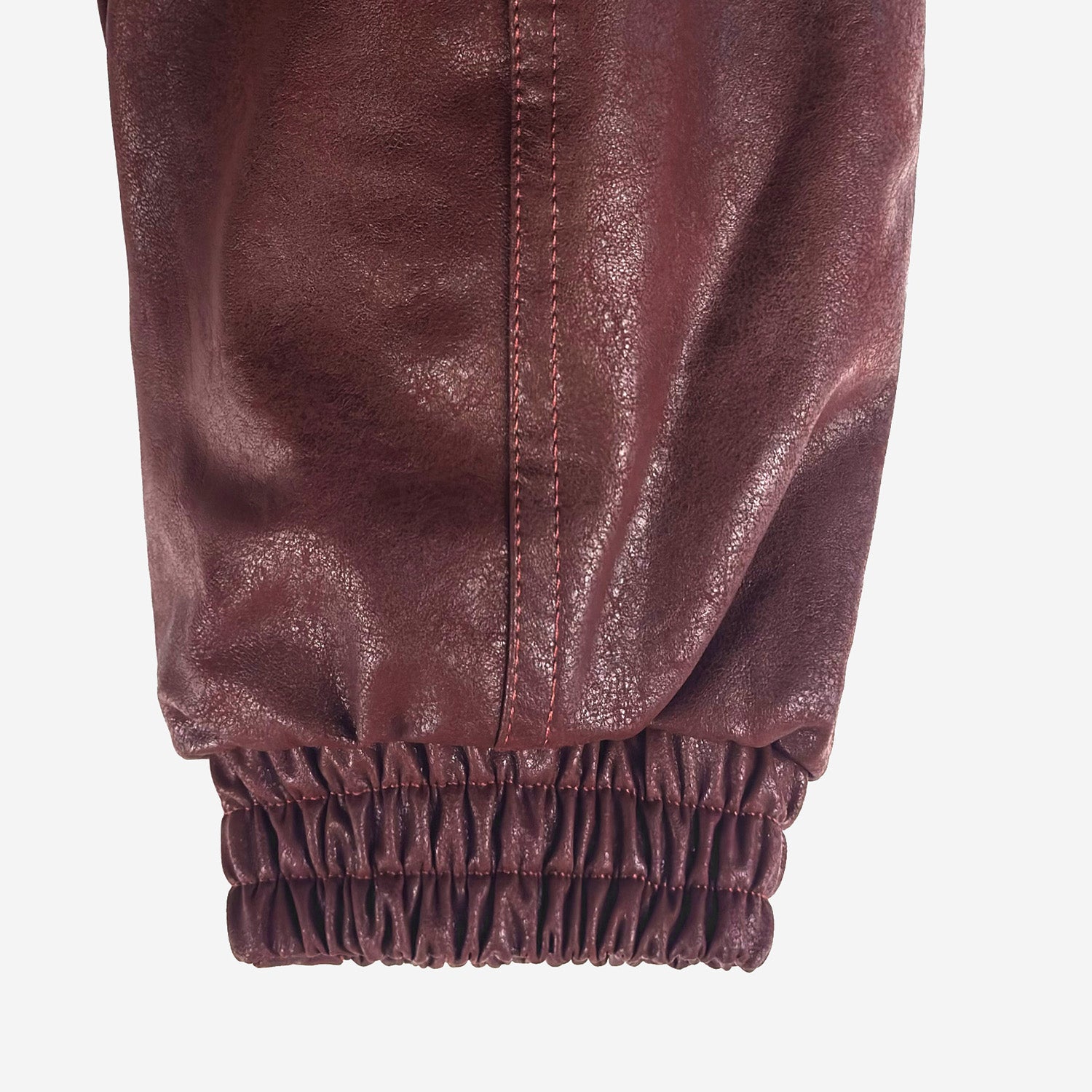 DA BIG M LEATHER JACKET RED