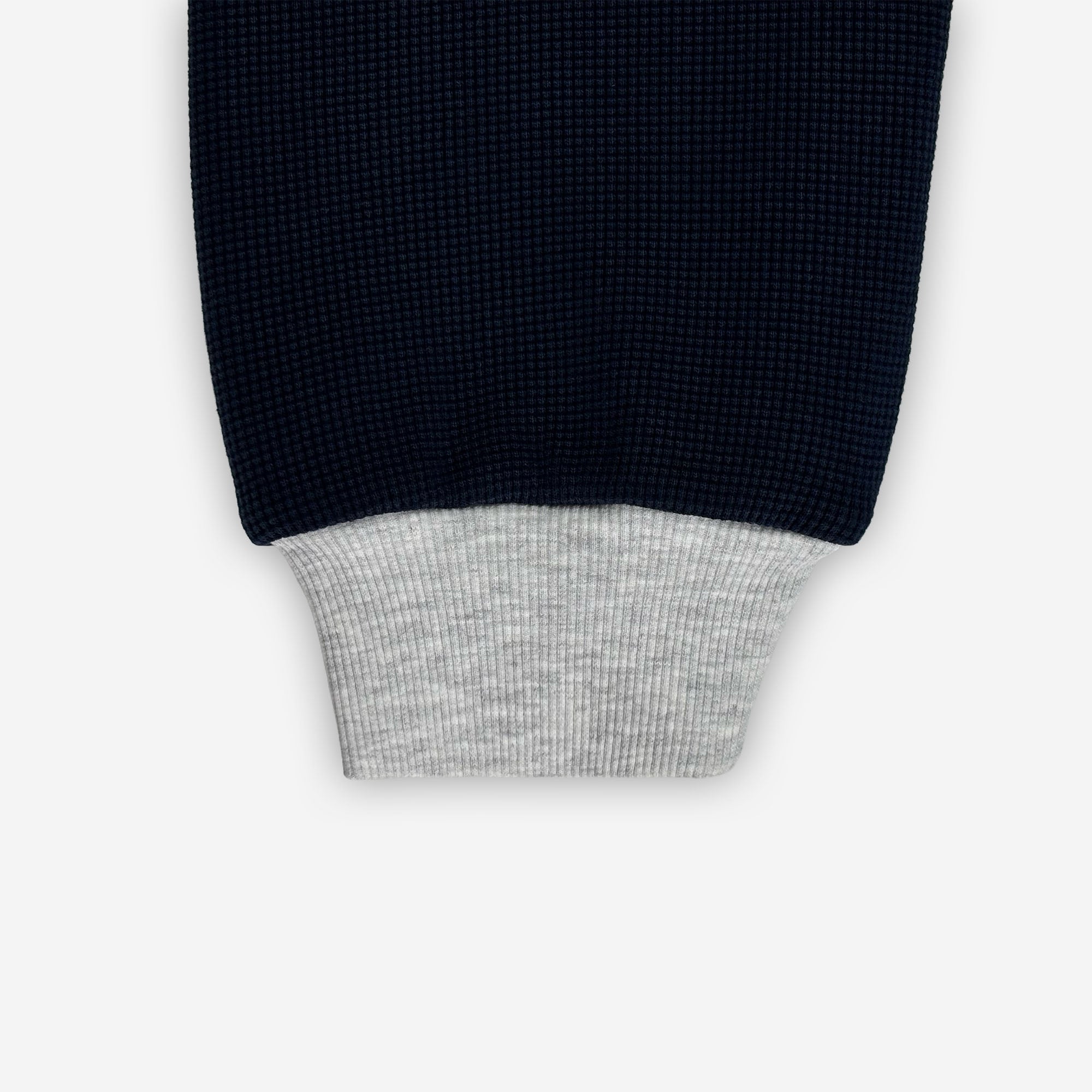 REVERSIBLE LEGACY WAFFLE ZIP HOODIE DARK NAVY