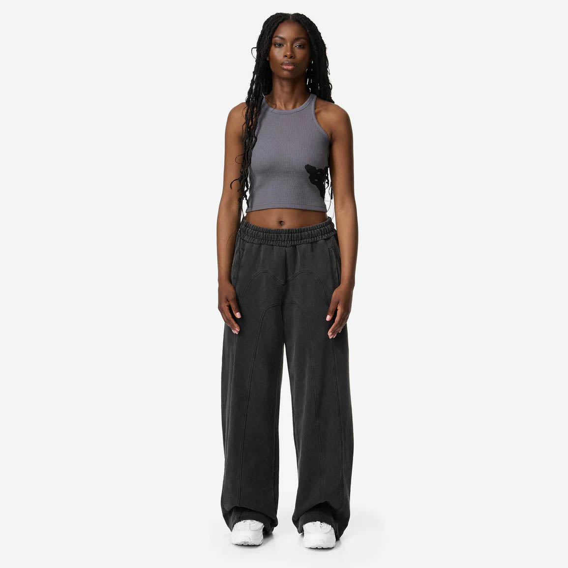 STACKS CROP TOP BLACK