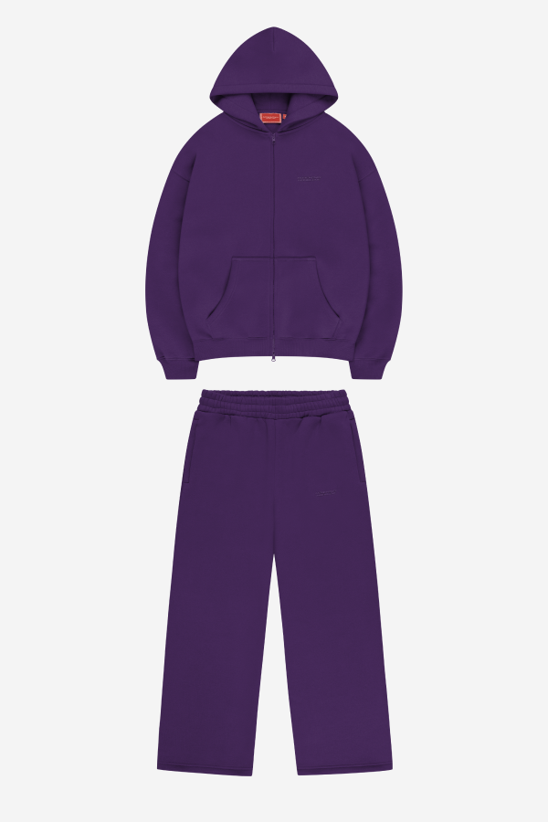 CLOUDS ZIP + JOGGER PURPLE