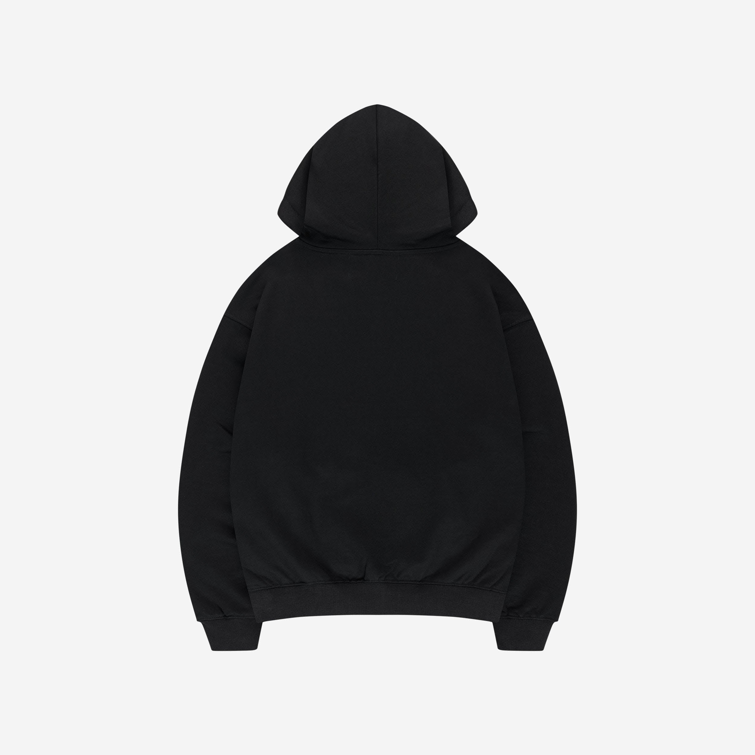 PROFIT ZIP HOODIE BLACK