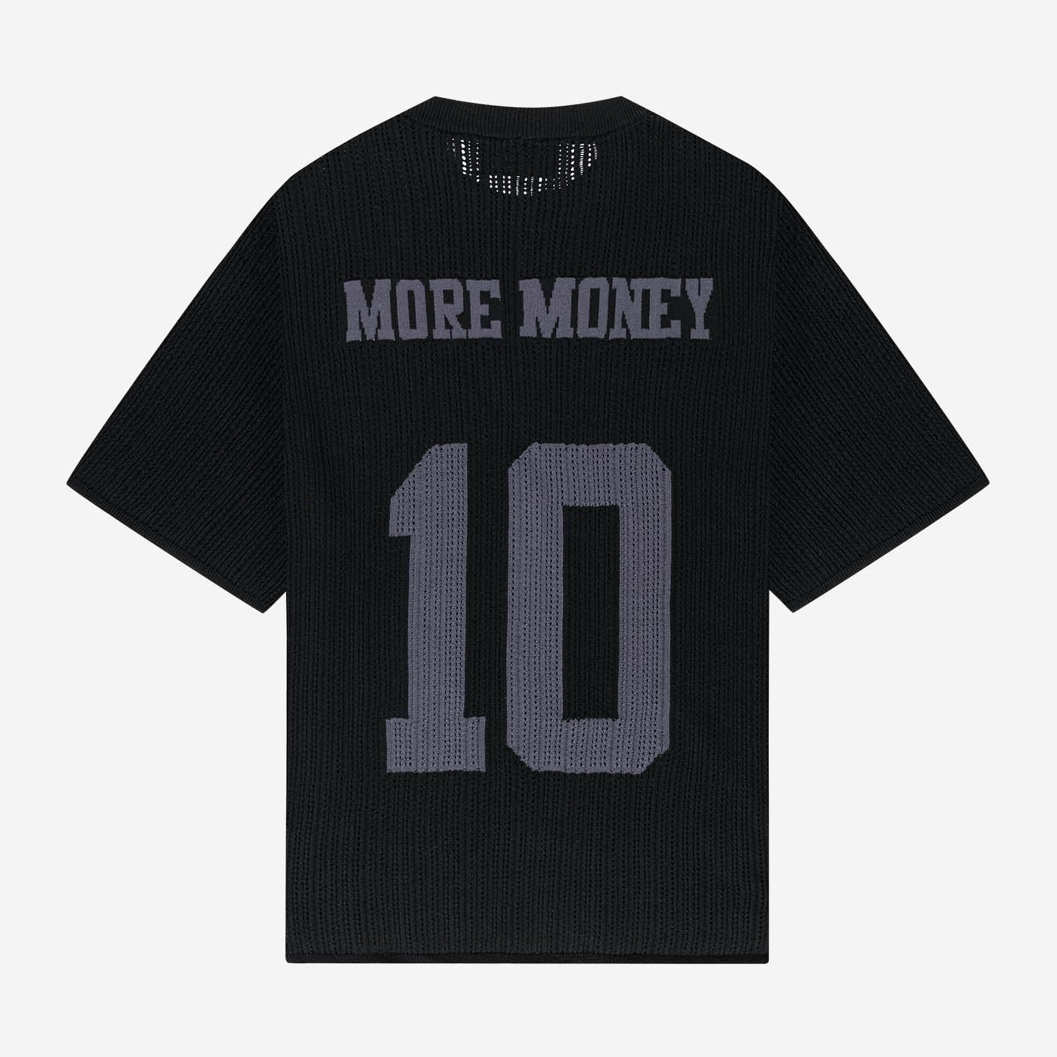 KNIT TEE JERSEY BLACK