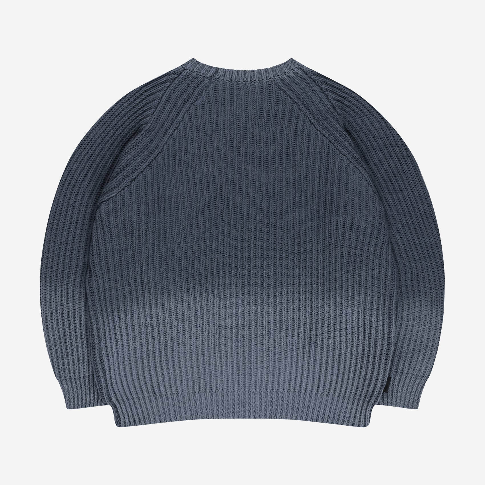 WASHED KNIT SWEATER ANTRACITE