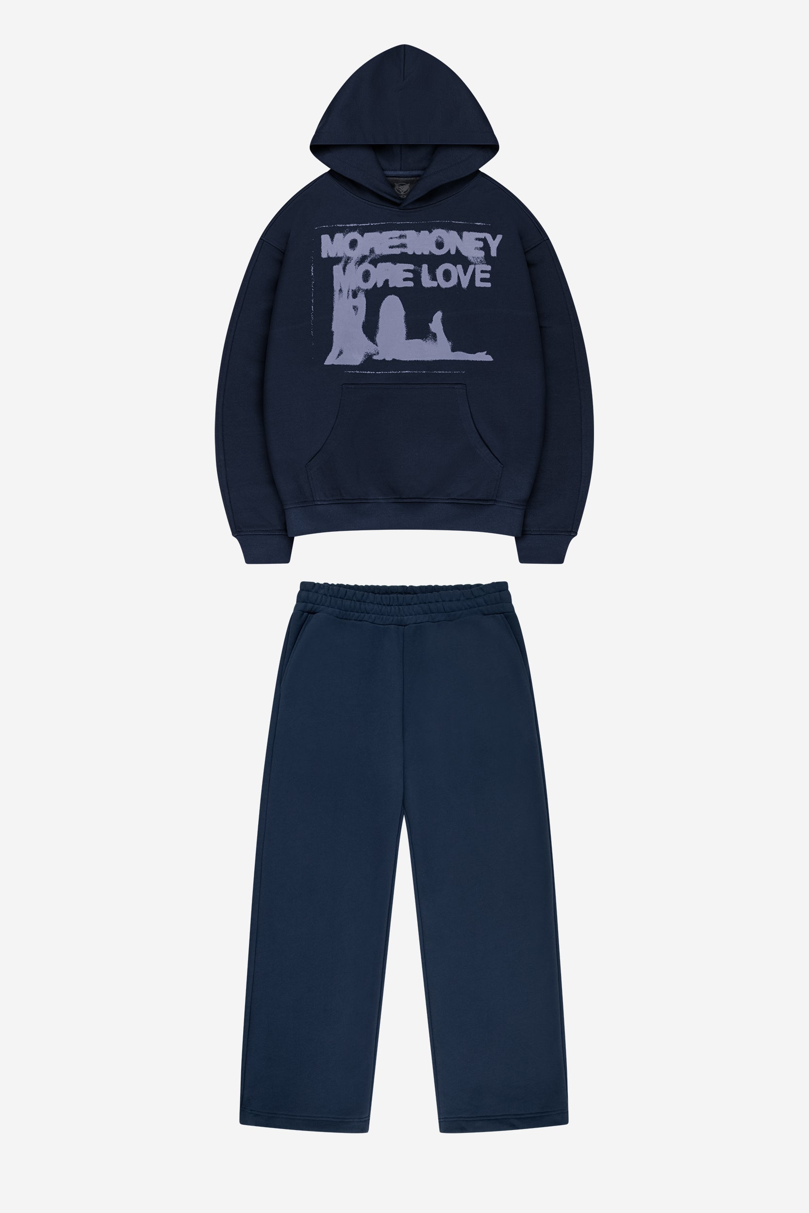WET DREAM HOODIE NAVY + OPEN LEG JOGGER NAVY