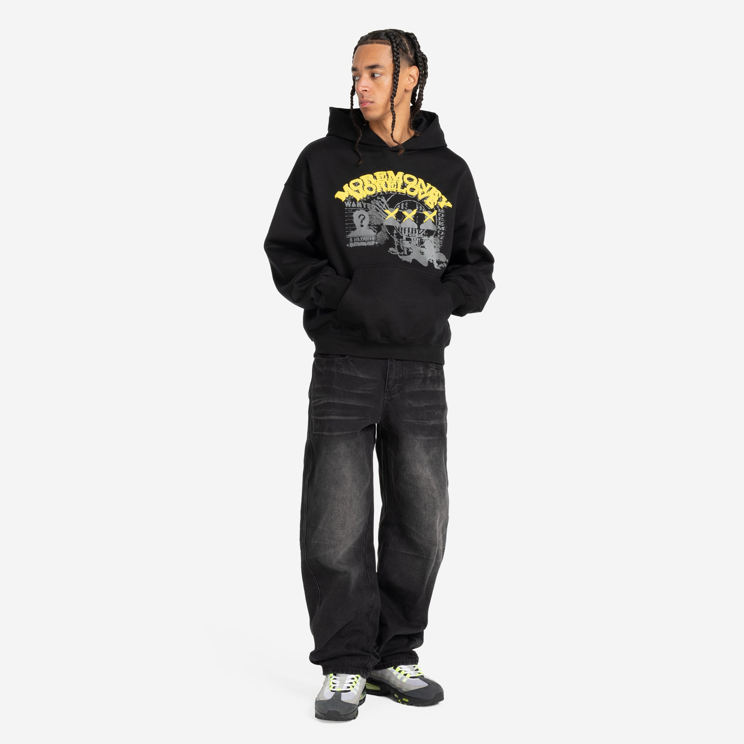 WILDLY WANTED HOODIE BLACK
