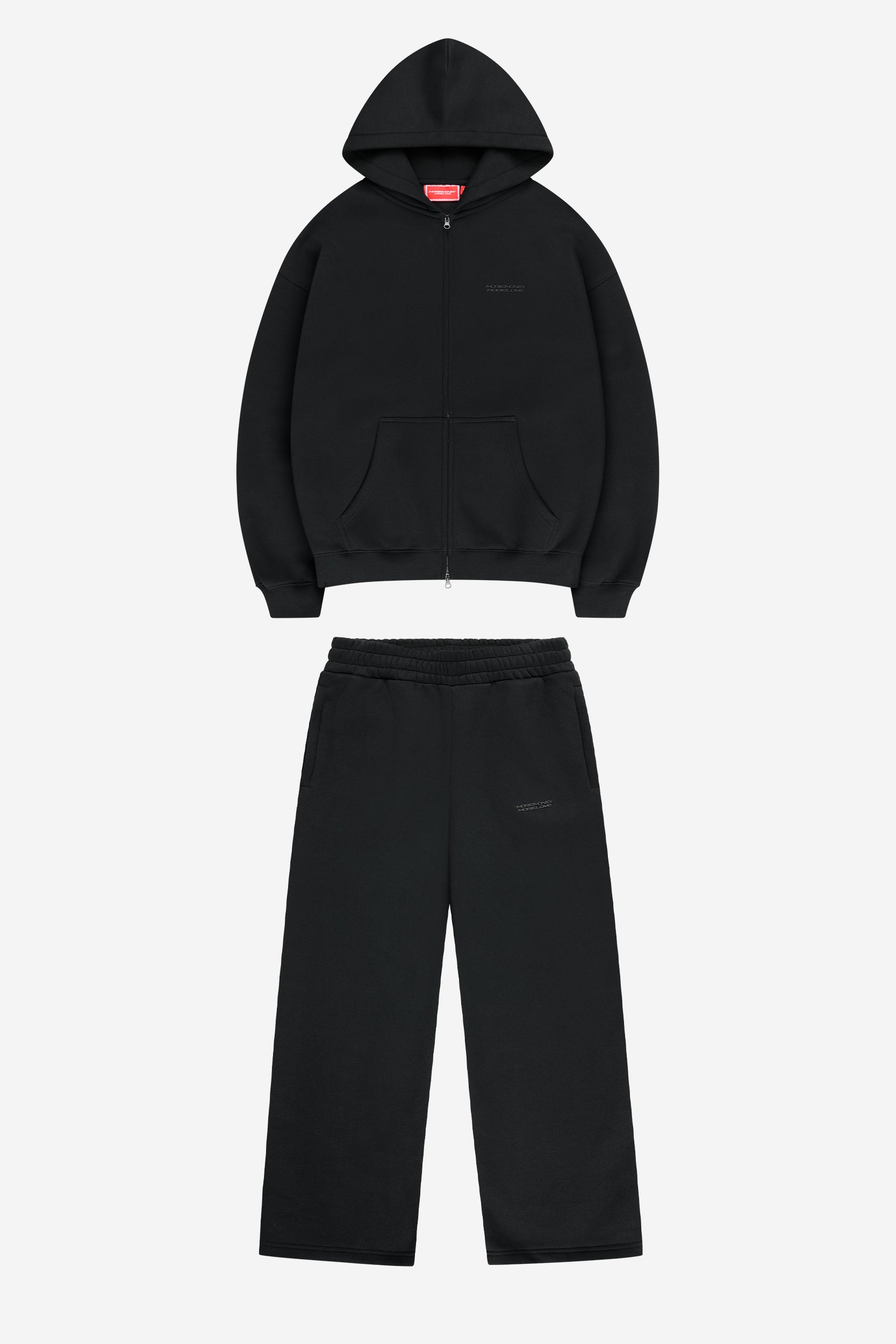 CLOUDS ZIP BLACK + CLOUDS JOGGER BLACK