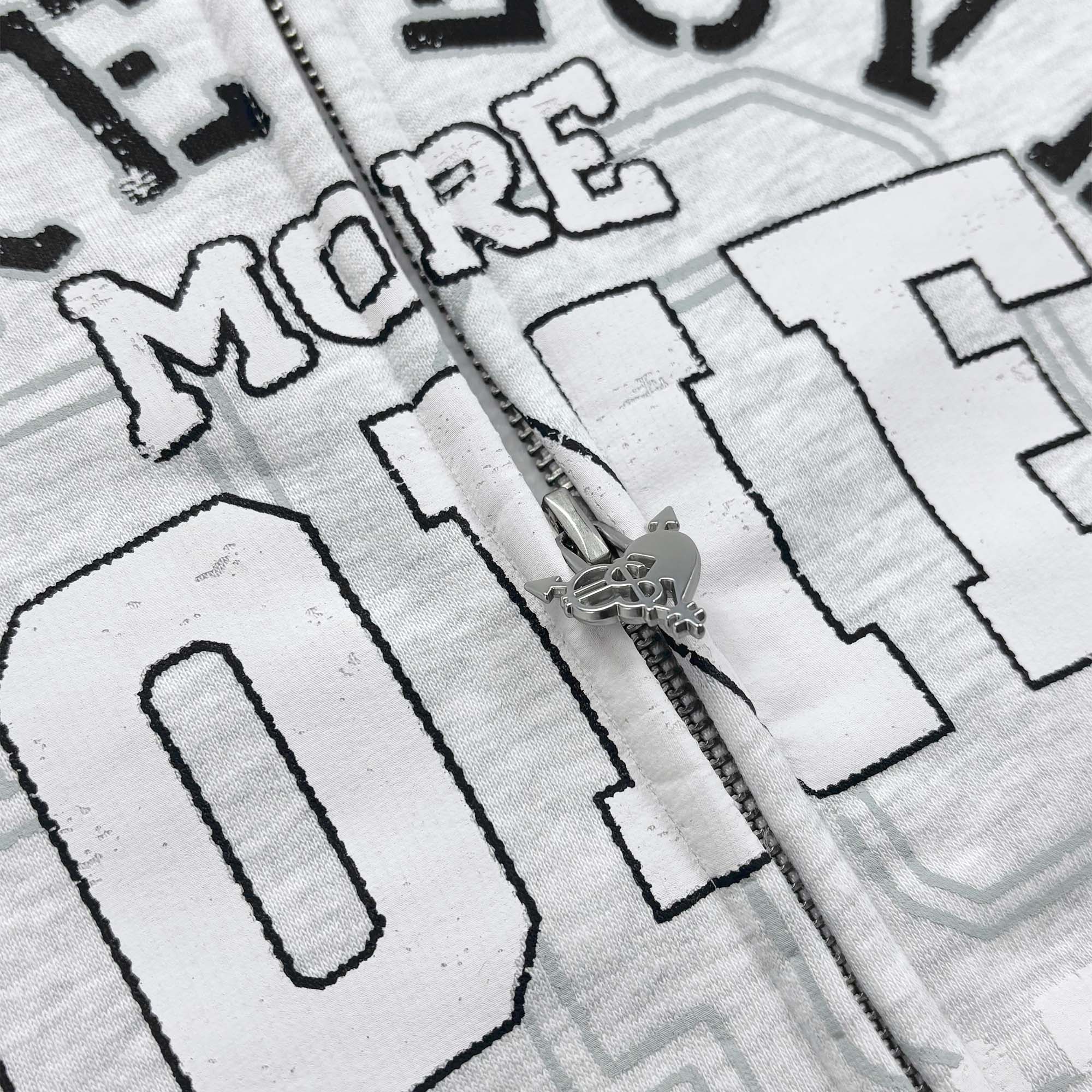 ATHL. HOODIE HEATHER GREY
